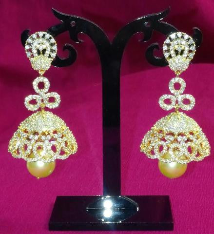 CZ Jhumkas