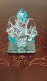 Crystal Ganesha Idol for Home, Office and car dashboard