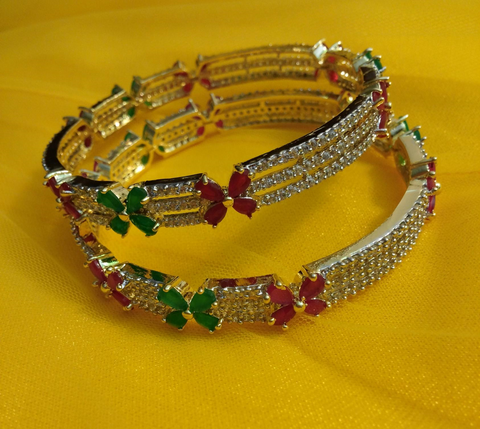 Cz multi bangles