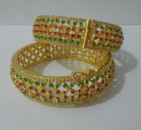 Cz multi bangles