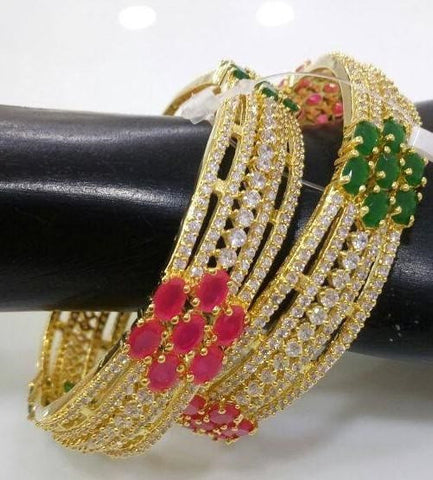 CZ multi color Bangles