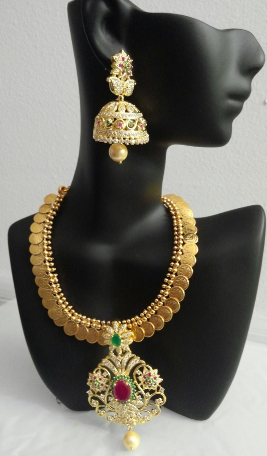 Lakshmi multi color necklace set