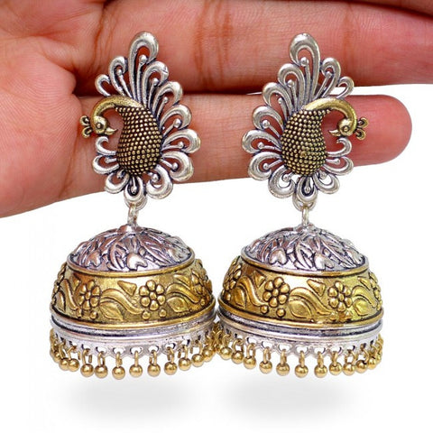 Peacock Jhumkas