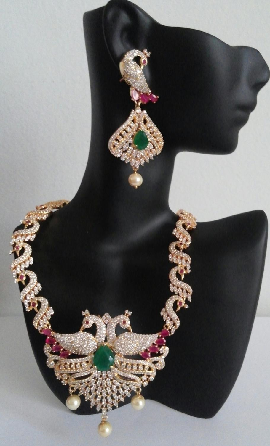 Peacock Necklace Set