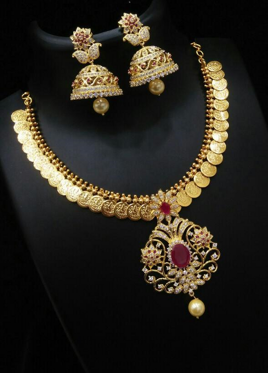 Laxmi Ruby necklace set