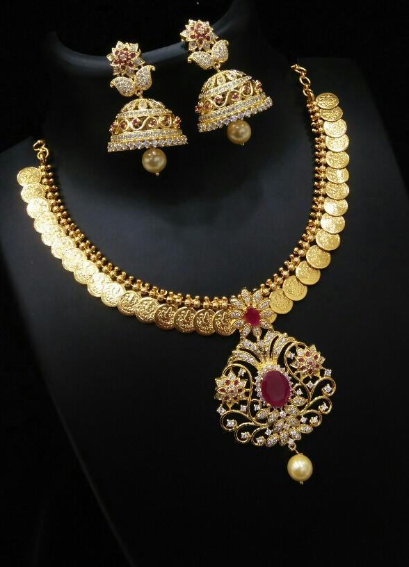 Laxmi Ruby necklace set