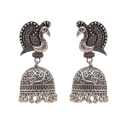 Silver Jhumka